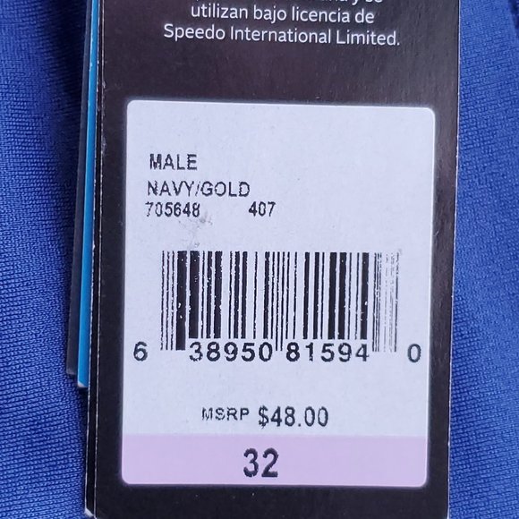 SPEEDO Performance - Men’s Jammer Swim Suit – 32” – NEW - Picture 4 of 4